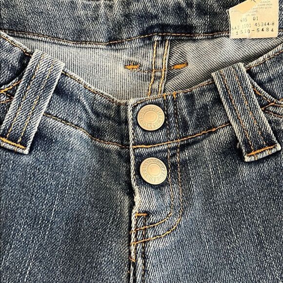 Vintage 90s Levi’s Ultra Low Rise Flare Denim Jeans - Picture 8 of 13